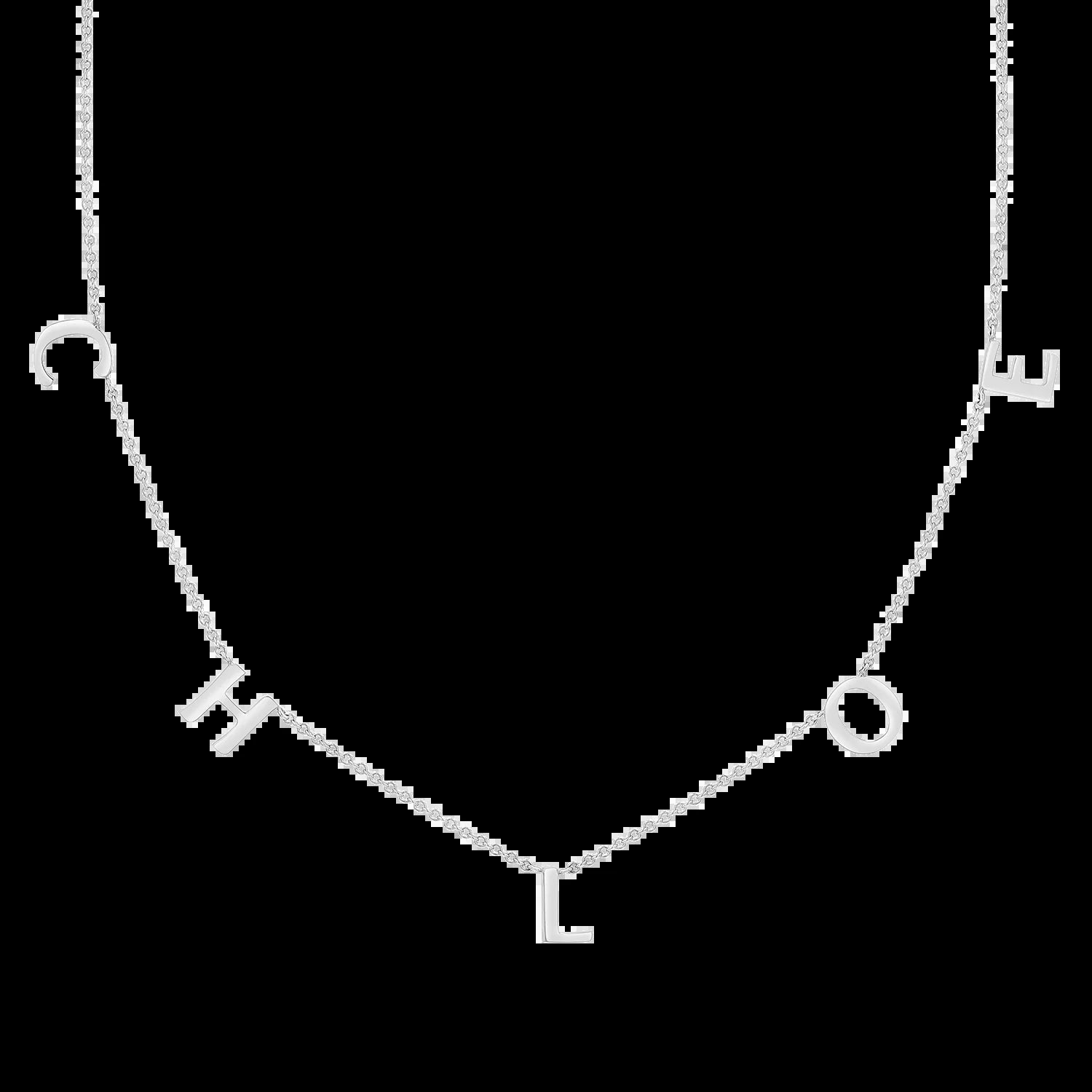 Spaced Letter Necklace