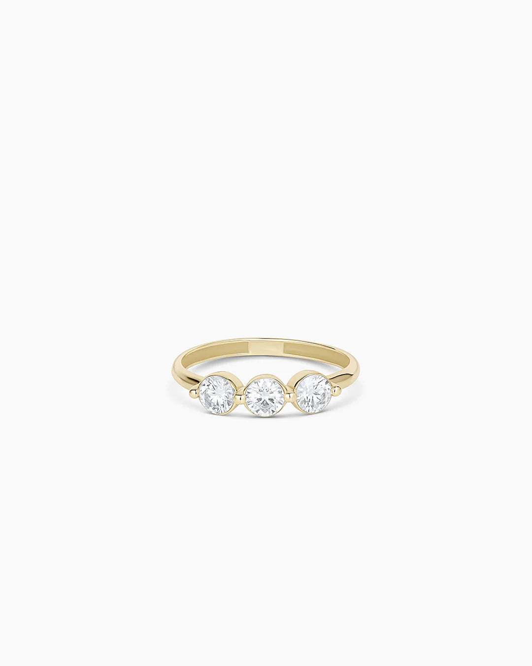 14K Lab Grown Diamond Trio Ring
