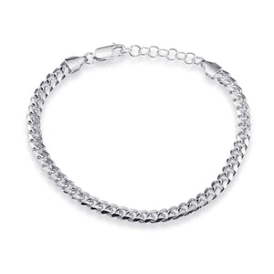 925 Sterling Silver Miami Cuban Link Bracelet