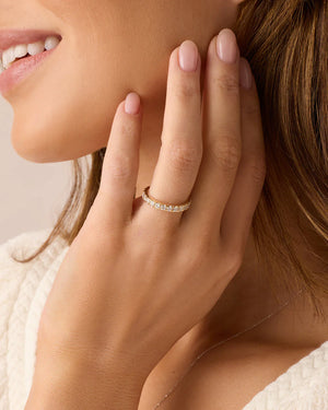 14K Lab Grown Diamond Eternity Ring 2Mm