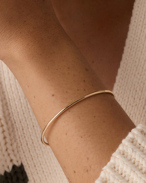 14K Gold Everyday Cuff