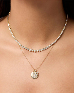 Sparkling Diamond Number Pendant - Personalize Your Shine!.