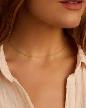 Capri Short Necklace NikNenz™ Premium Gold & Diamonds