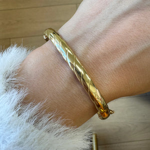 Puff Croissant Bangle