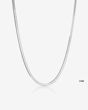 Stunning Herringbone Chain Necklace for Effortless Elegance.