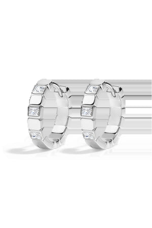 Milestone Earring Set of 2 NikNenz™ Premium Gold & Diamonds