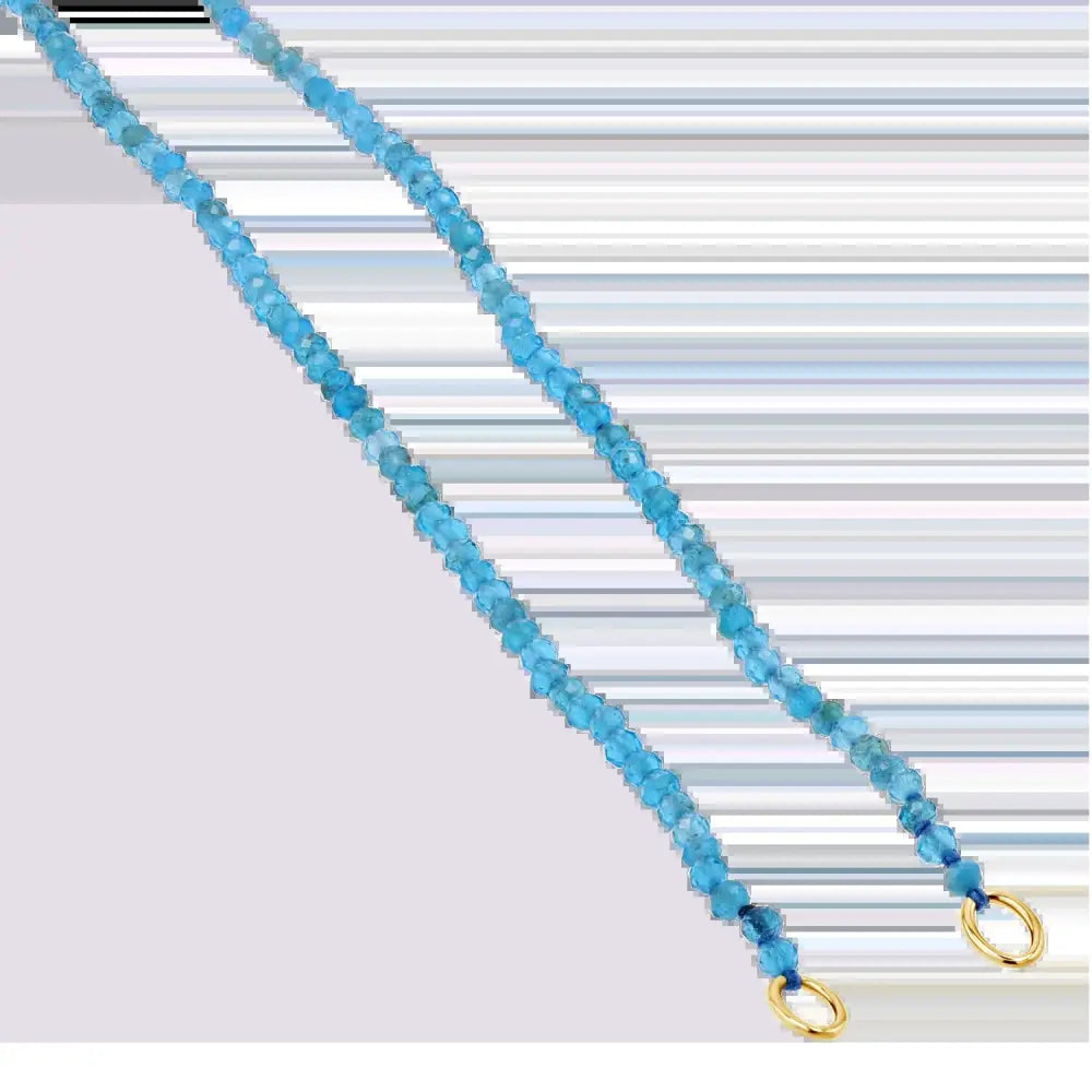 Blue Apatite Connector Necklace
