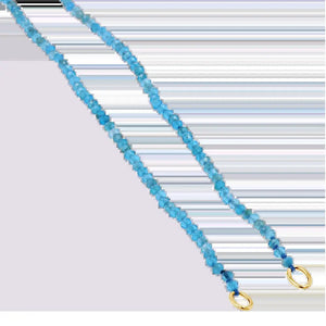 Blue Apatite Connector Necklace