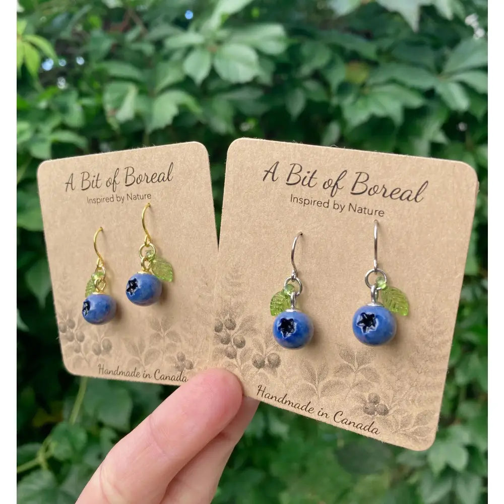 Blueberry Dangle Earrings