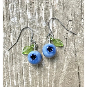 Blueberry Dangle Earrings