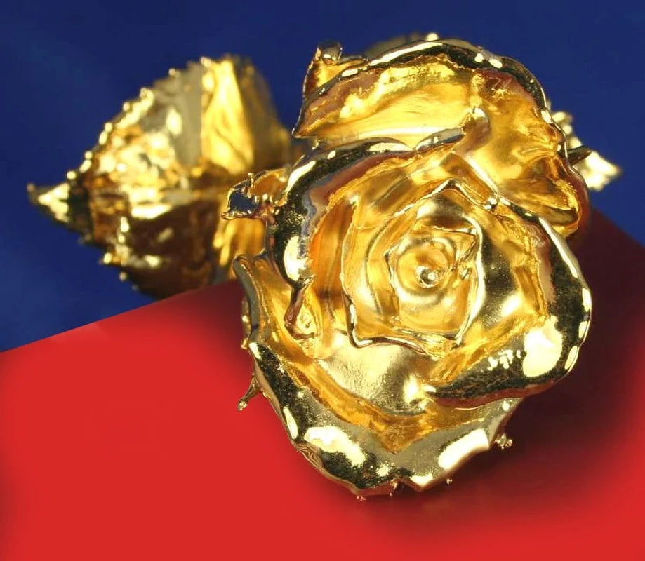 Real Natural Roses Preserved and Dipped in 24K Pure Gold, Gifts for Her, Occasion, Wedding