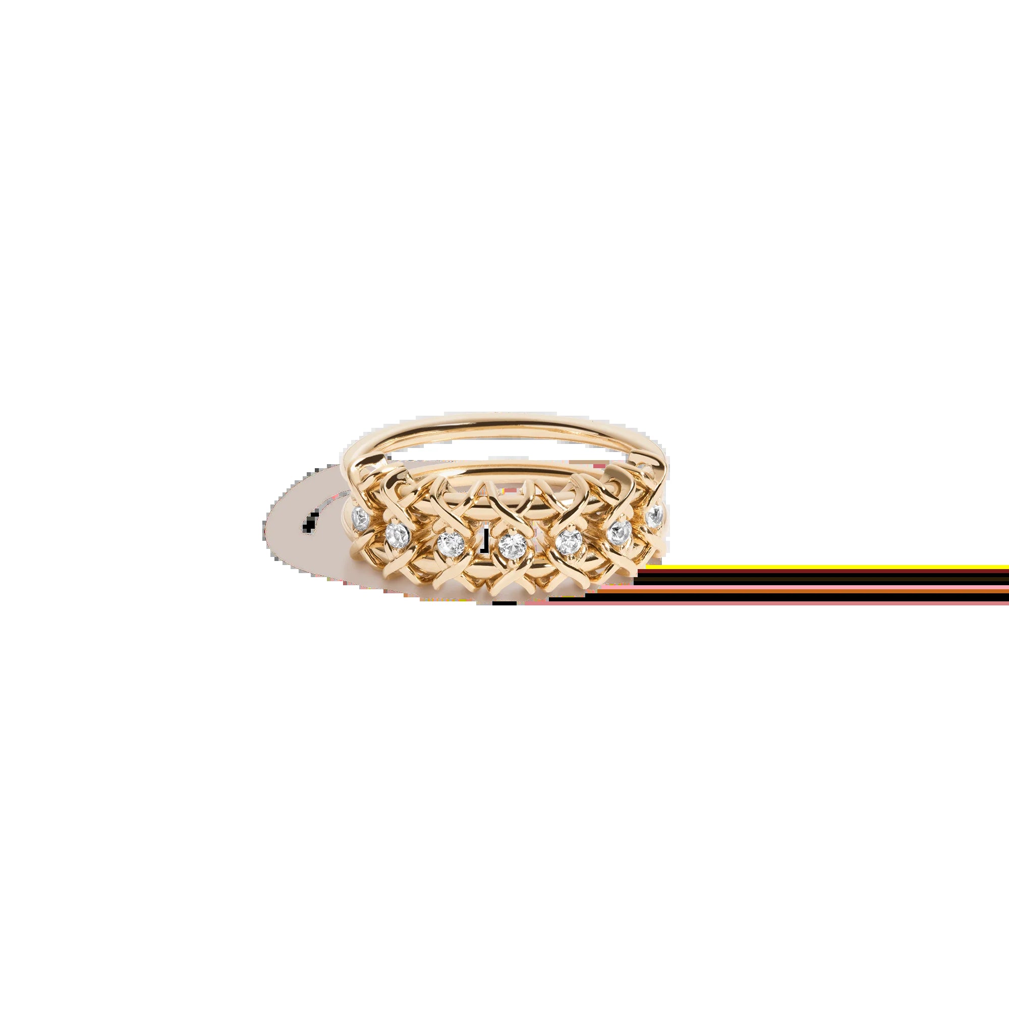 Kinetic Estate Ring NikNenz™ Premium Gold & Diamonds