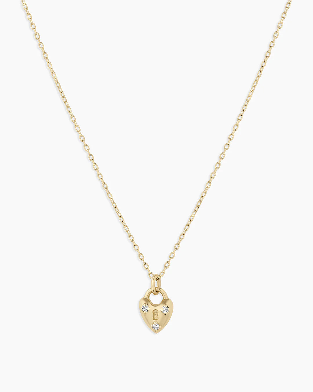 Diamond Bond Lock Necklace NikNenz™ Premium Gold & Diamonds