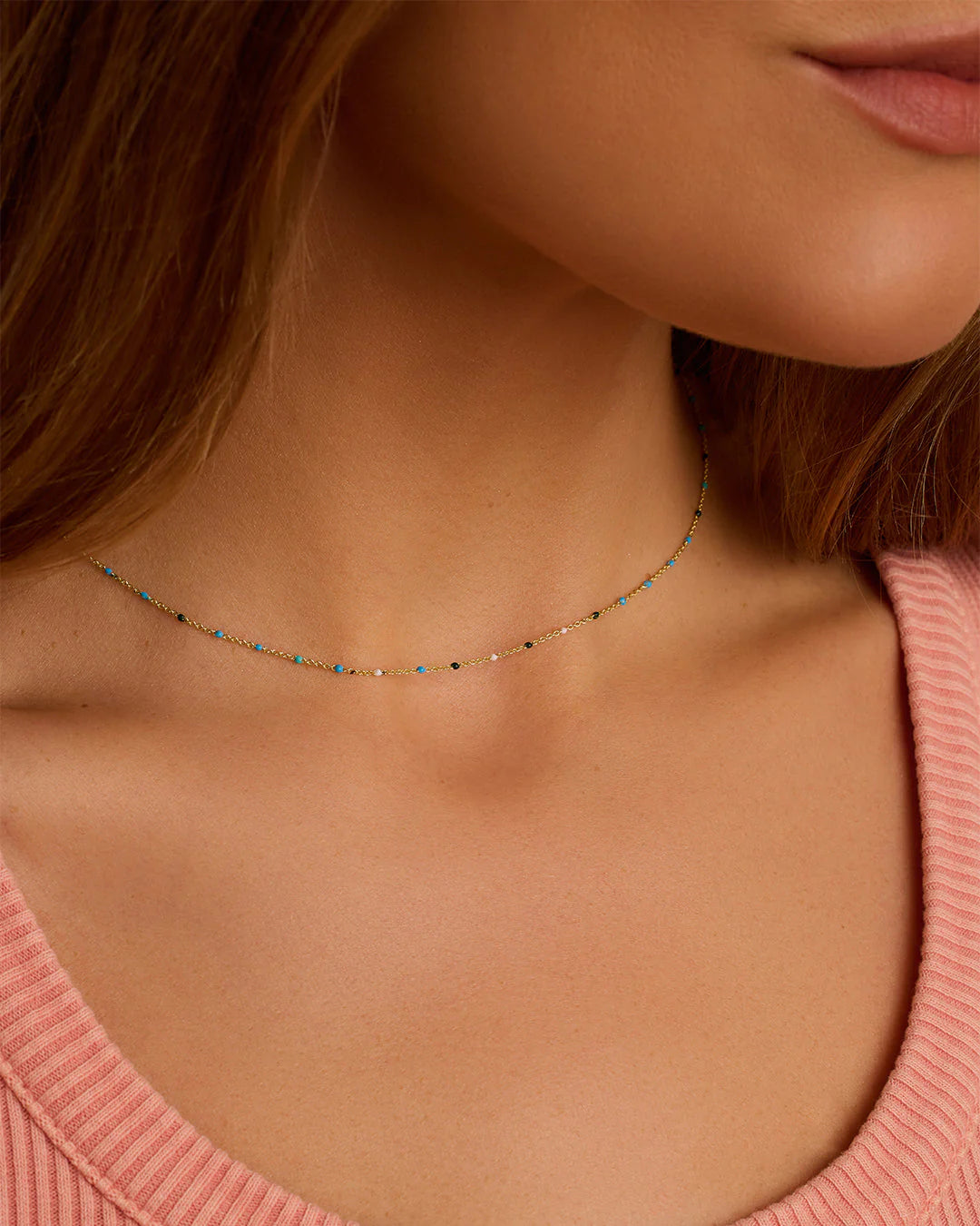 Capri Short Necklace NikNenz™ Premium Gold & Diamonds