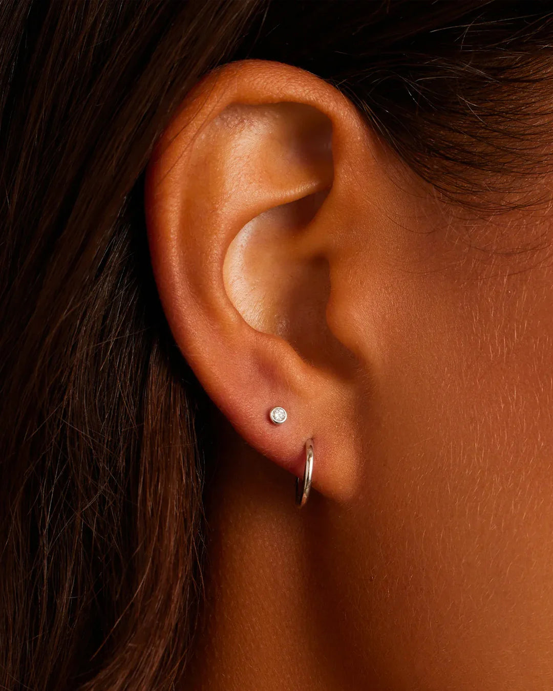 14K Classic Diamond Studs