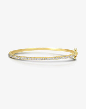 Timeless Elegance: Classic Diamond Bangle.