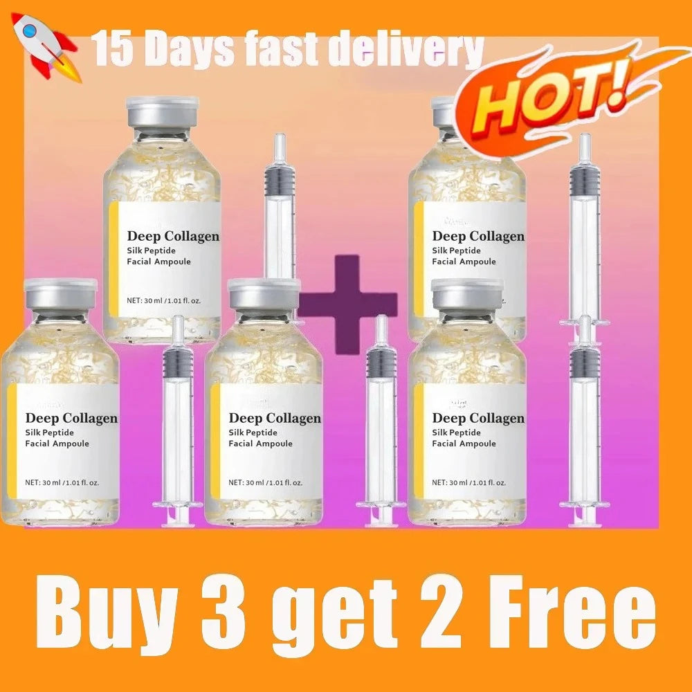 Silk Peptide Intensive Lifting Ampoule |Anti-Aging Serum for Face with Collagen & 30 Peptide Complex Skin Tightening & Firming