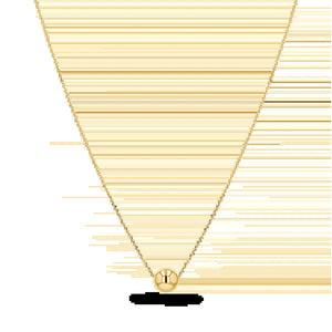 Solitaire Ball Slider Necklace