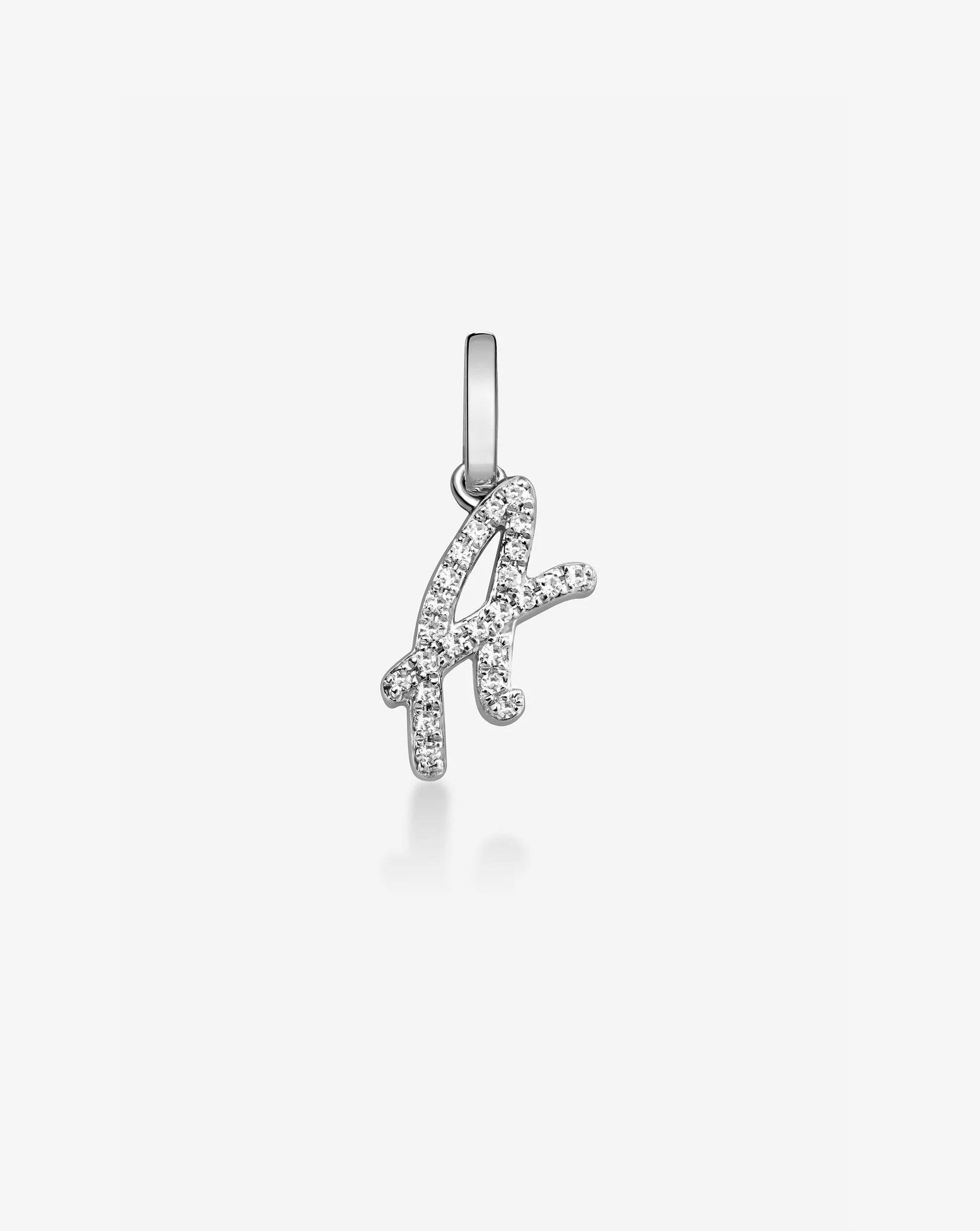 Elegant Diamond Initial Pendant - Personalize Your Style!.