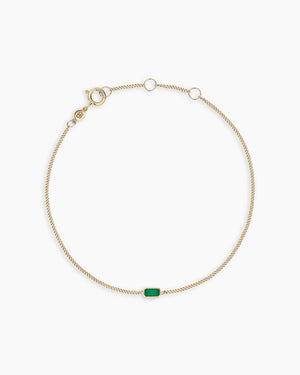 14K Gold Wilder Birthstone Bracelet