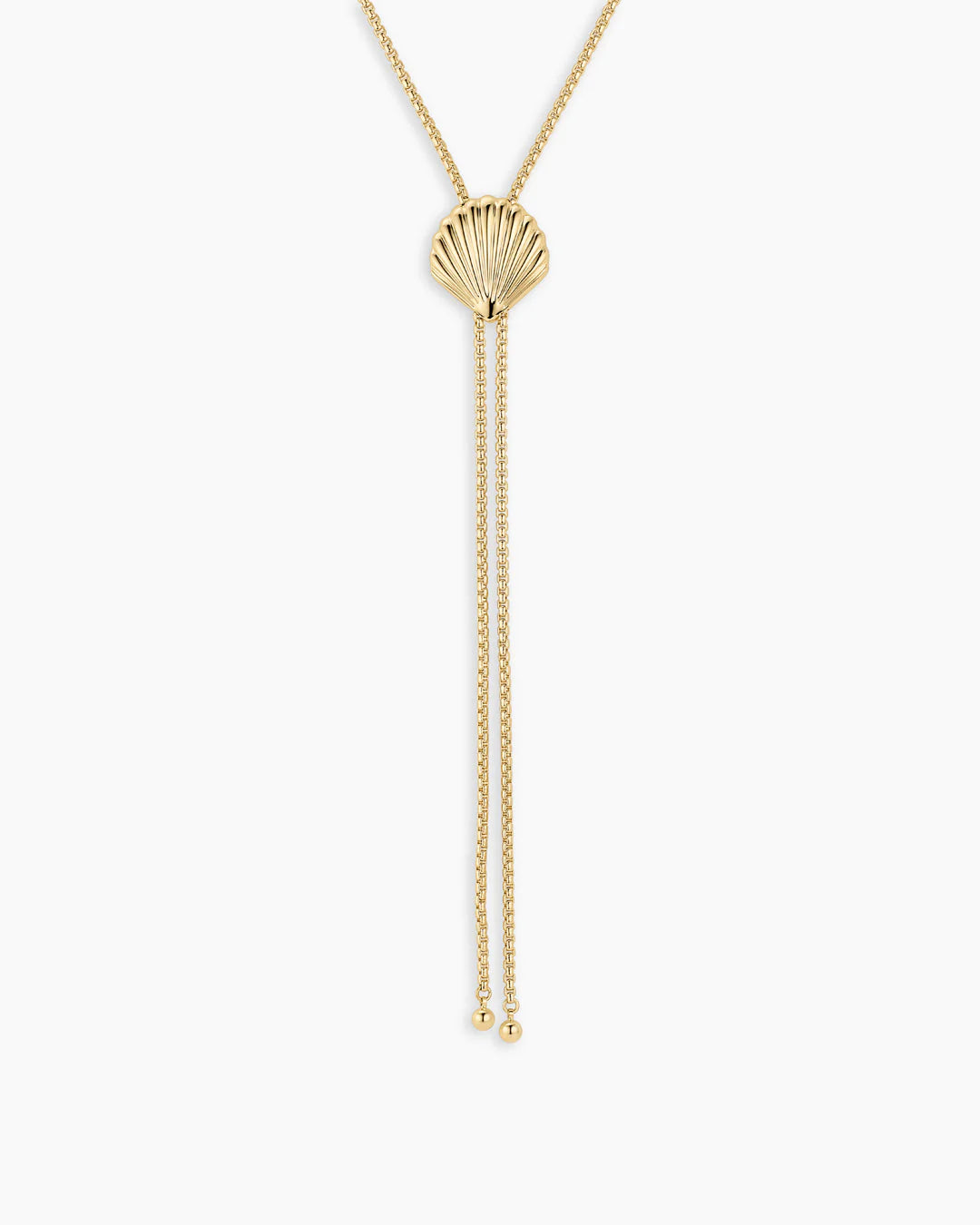Scallop Bolo Necklace NikNenz™ Premium Gold & Diamonds