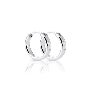 Elegant 925 Sterling Silver Small Huggie Hoop Earrings - Available in 18MM & 20MM.