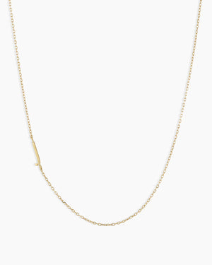 14K Gold Alphabet Necklace NikNenz™ Premium Gold & Diamonds