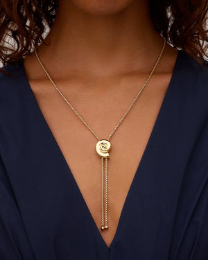 Nautilus Bolo Necklace NikNenz™ Premium Gold & Diamonds
