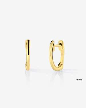 Elegant Classic Gold Huggie Earrings for Timeless Style.