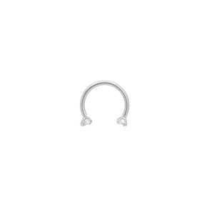 U-Shaped Curved Bar | 16 Gauge | Stainless Steel | Silver | Gold | 6Mm 8Mm 10Mm | Septum Piercing | Cartilage | Helix | Tragus | Barbell