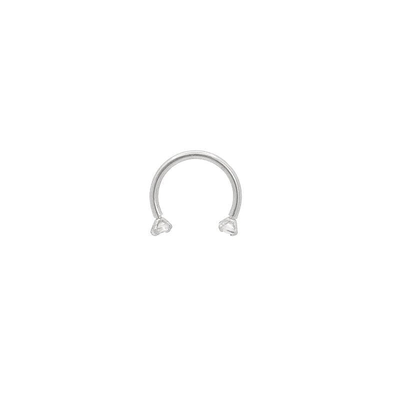 U-Shaped Curved Bar | 16 Gauge | Stainless Steel | Silver | Gold | 6Mm 8Mm 10Mm | Septum Piercing | Cartilage | Helix | Tragus | Barbell