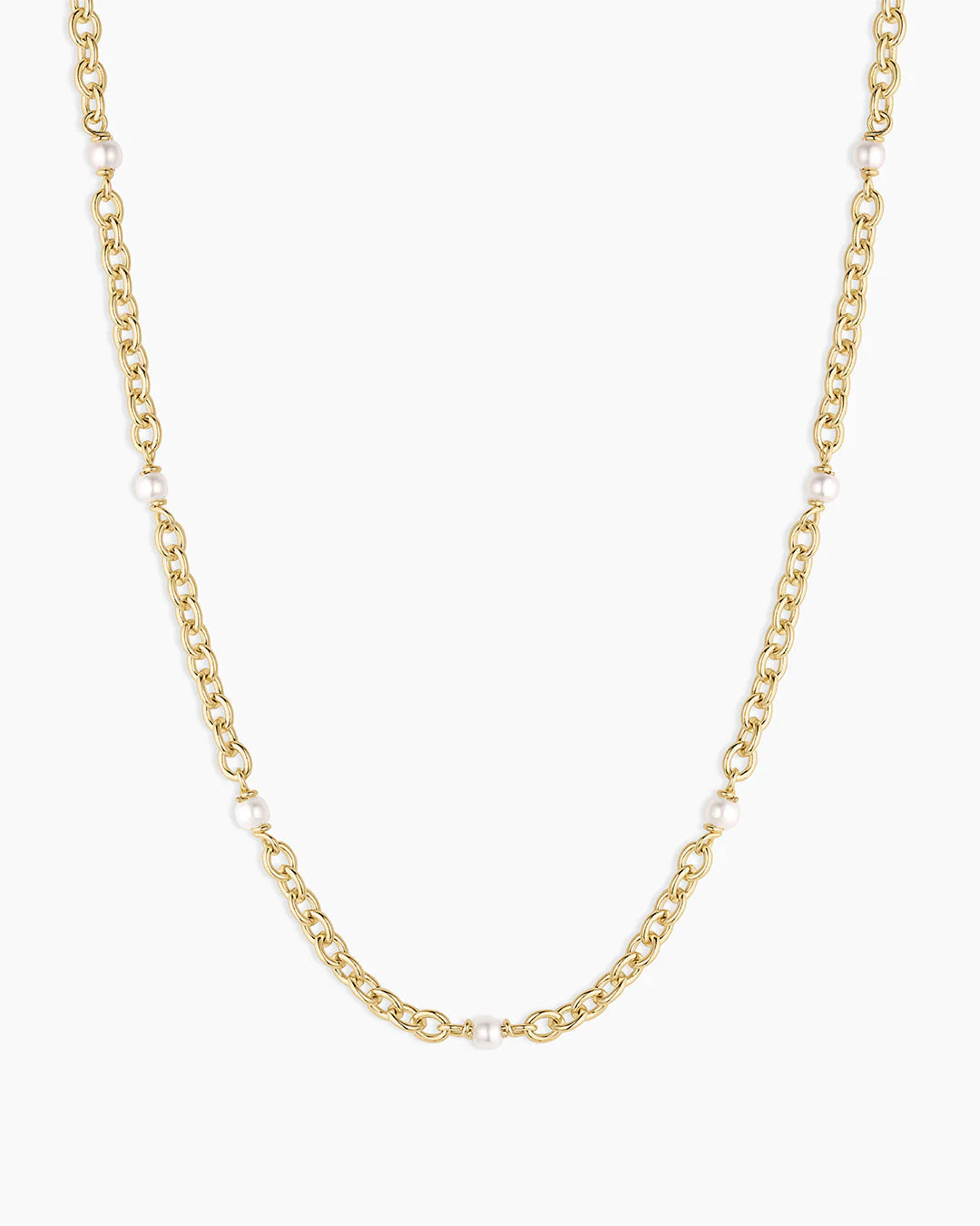 Finley Pearl Dot Necklace NikNenz™ Premium Gold & Diamonds