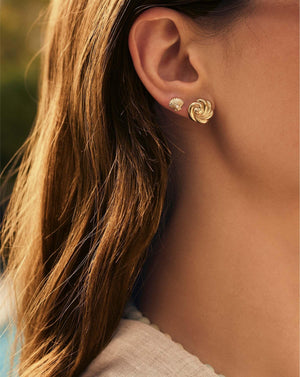 Elegant Swirling Studs - A Touch of Whimsy for Any Occasion.
