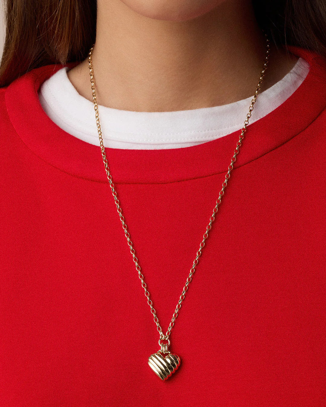 Campbell Heart Pendant Necklace NikNenz™ Premium Gold & Diamonds