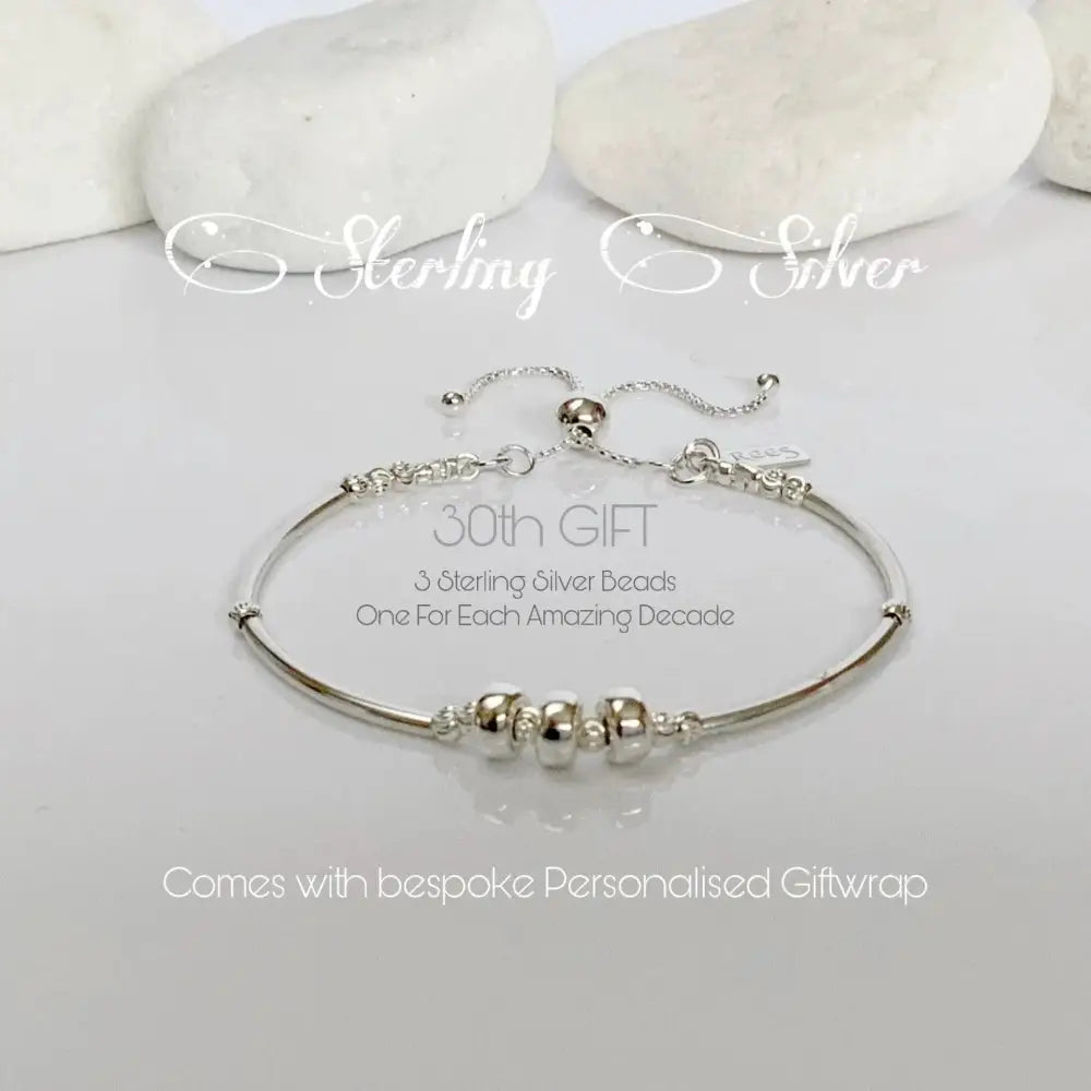 Calming Sterling Silver Fidget Bracelet - Perfect Sensory Stress Relief Jewelry Gift.