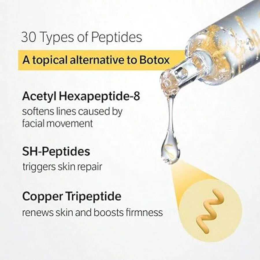 Silk Peptide Intensive Lifting Ampoule |Anti-Aging Serum for Face with Collagen & 30 Peptide Complex Skin Tightening & Firming