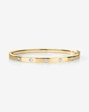 Exquisite Inlay Diamond Bangle – Dazzle with Elegance!.