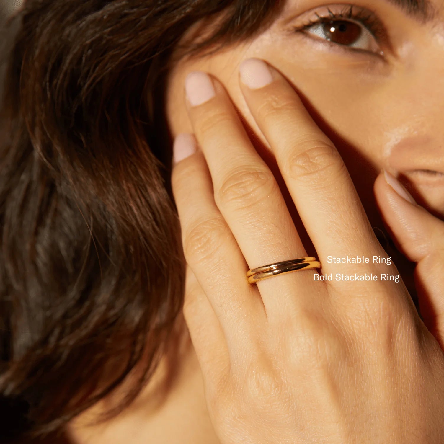 Stackable Ring NikNenz™ Premium Gold & Diamonds