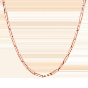 14K Paperclip Chain Necklace
