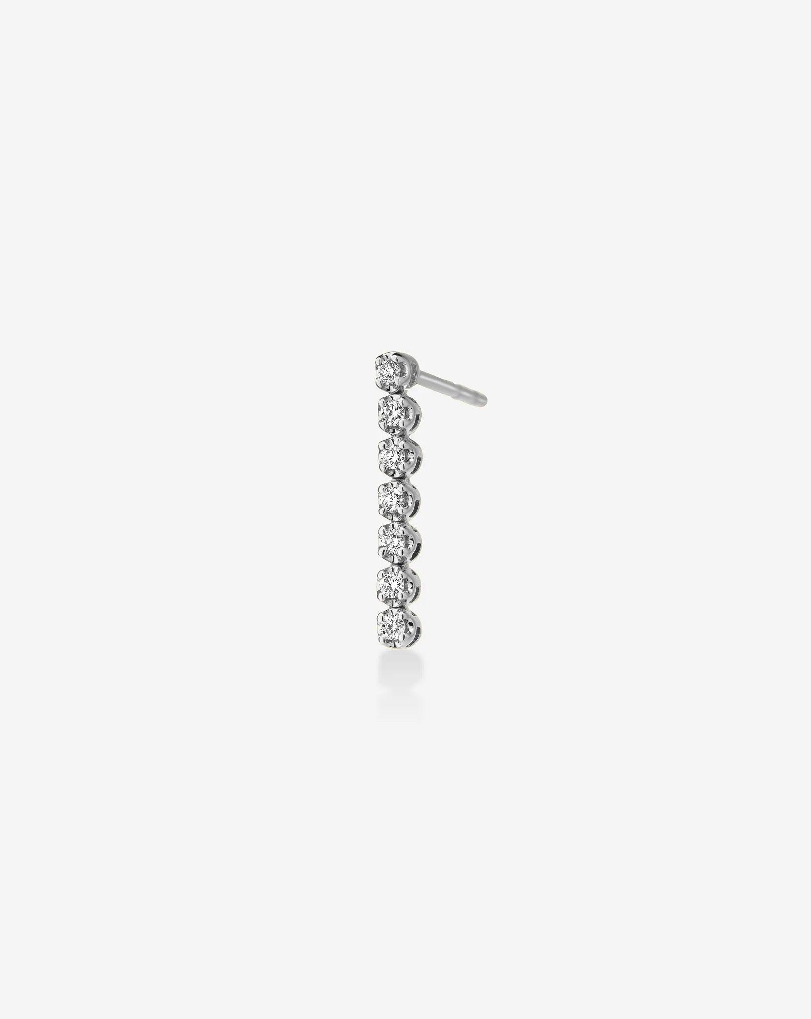 Chic Mini Tennis Drop Earrings for a Touch of Elegance.