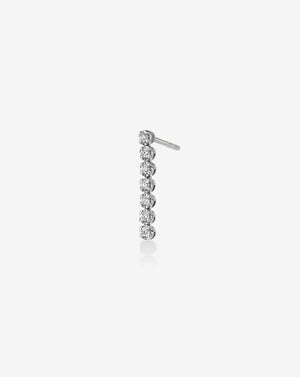 Chic Mini Tennis Drop Earrings for a Touch of Elegance.