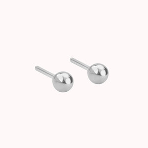 Nova Ball Studs • Gold, Silver or Rose Gold - 14K Gold Simple Ball Posts - Small Earrings - Tiny Studs - Small round Posts Dainty Minimalist