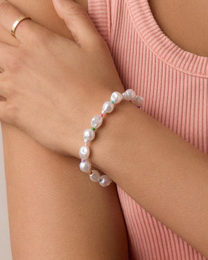 Pearl Rainbow Cove Bracelet