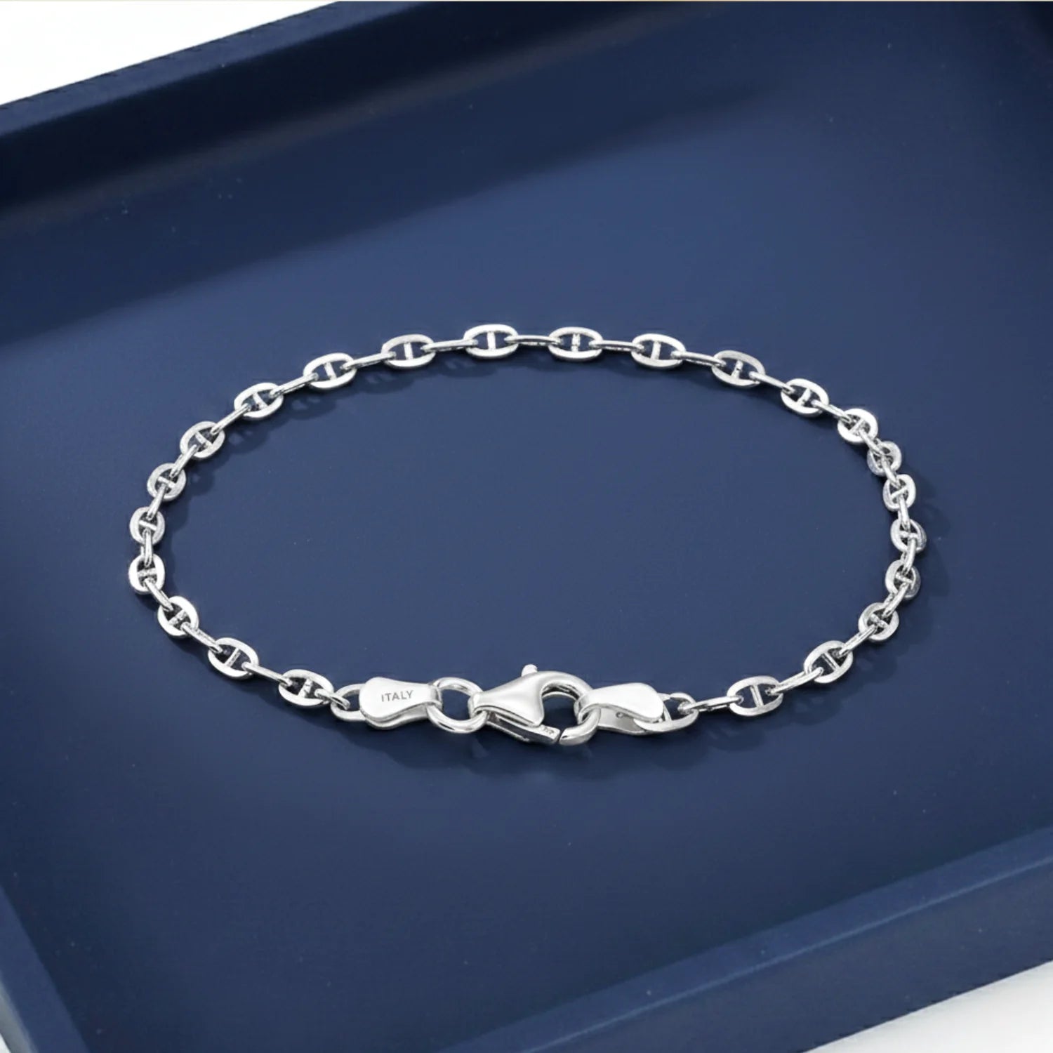 Sterling Silver Mariner Link Bracelet