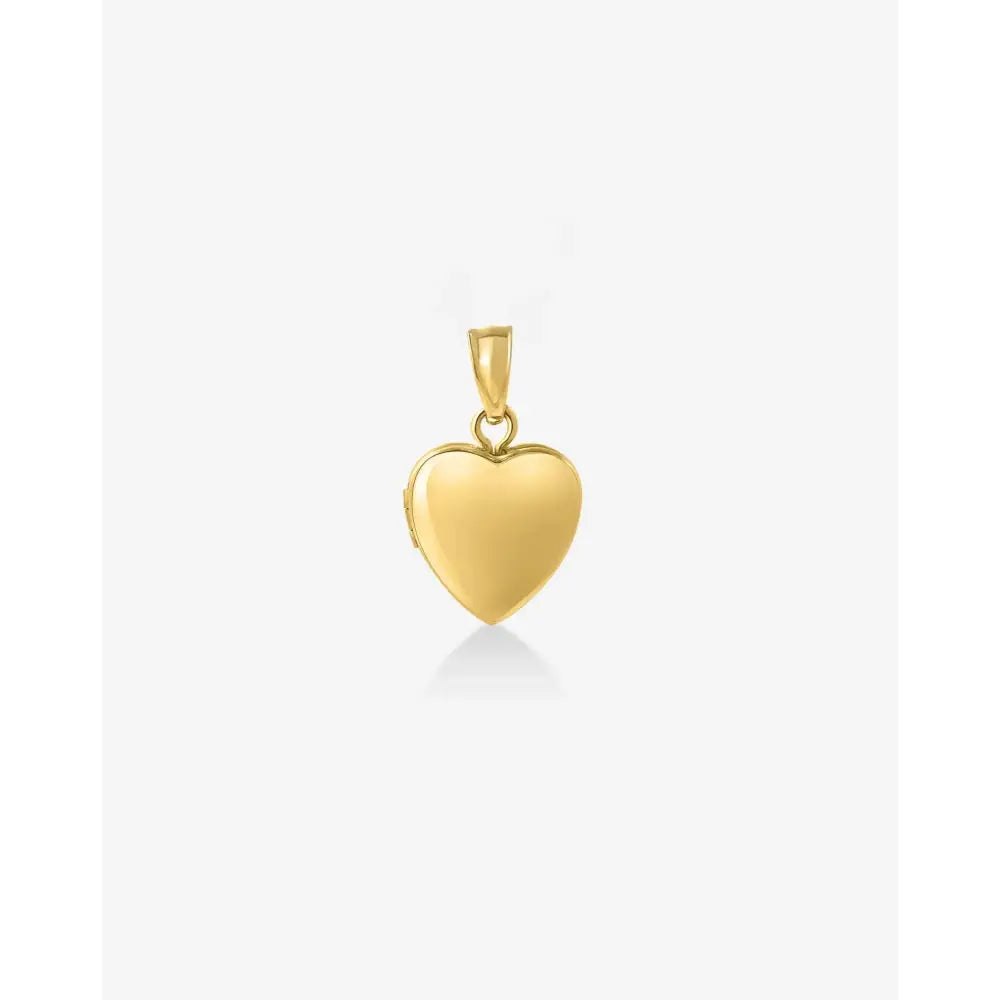 Charming Mini Heart Locket - A Delightful Keepsake Pendant.