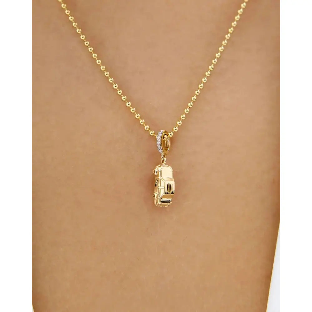 Charming NY Taxi Pendant - A Touch of City Spirit!.