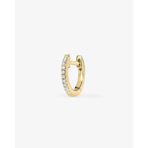Charming Petite Diamond Huggie Earrings.