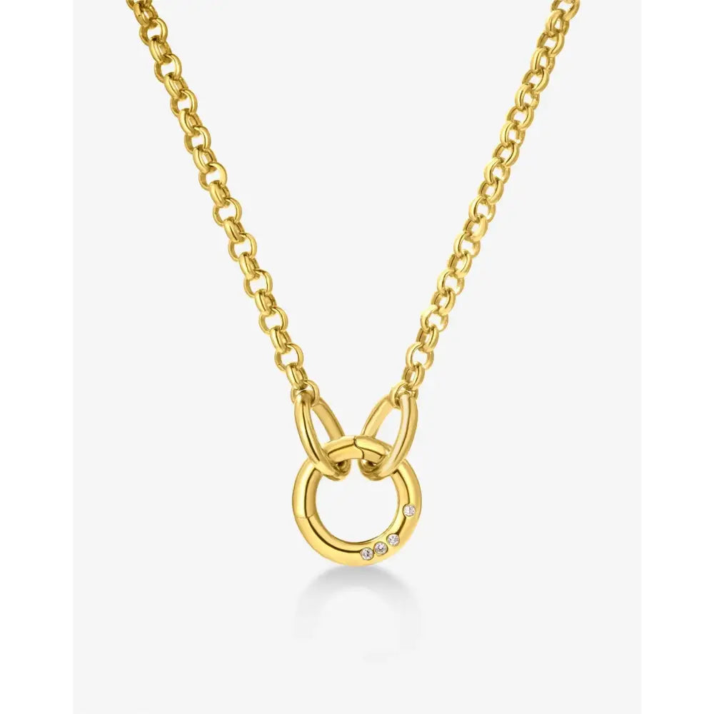 Chic Clique Rolo Chain Necklace - Elevate Your Style!.