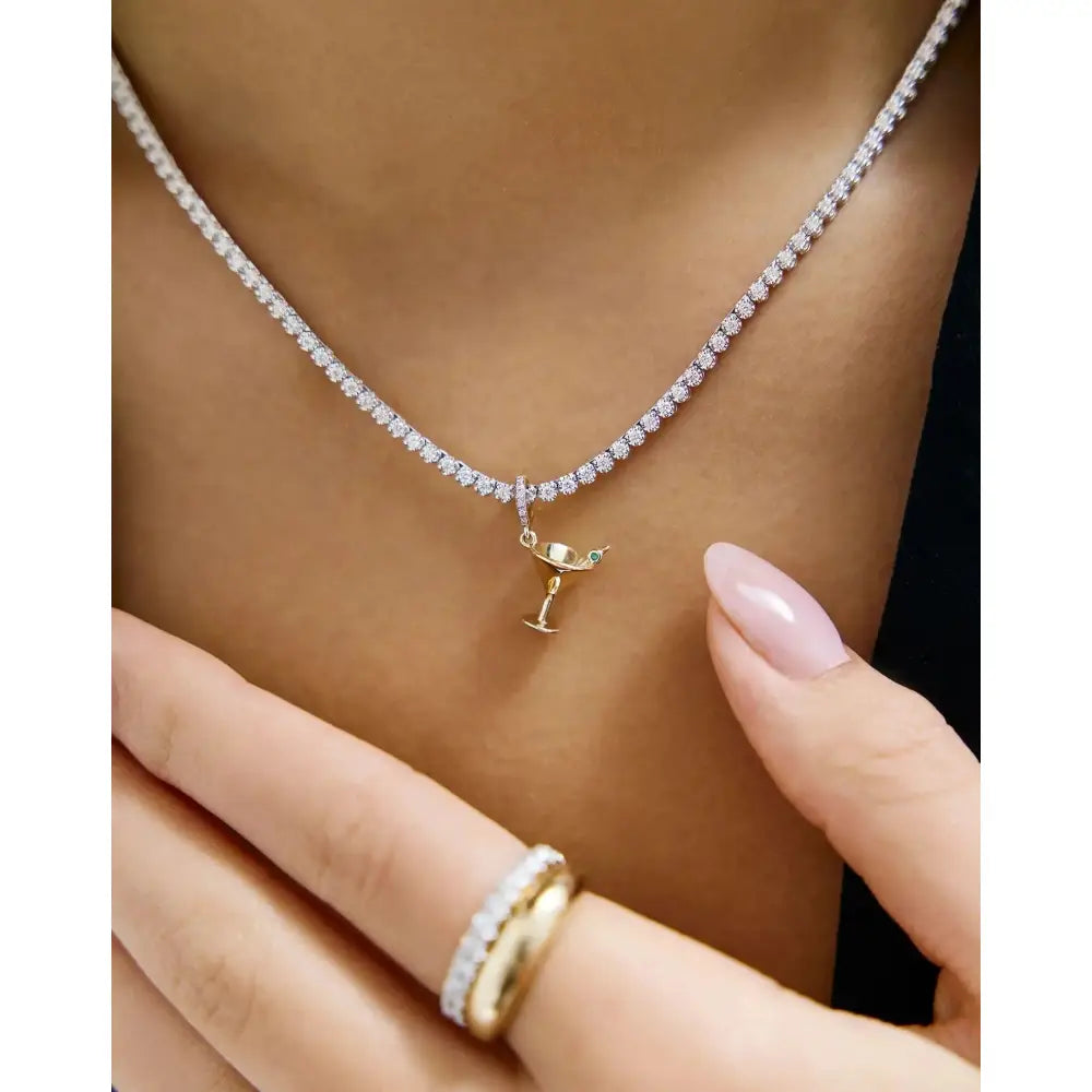 Chic Martini Charm for Stylish Accessories.