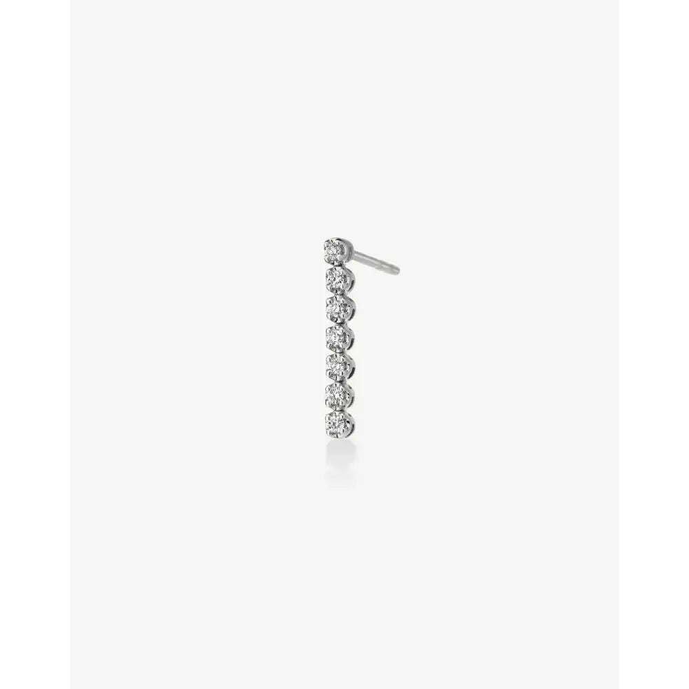 Chic Mini Tennis Drop Earrings for a Touch of Elegance.